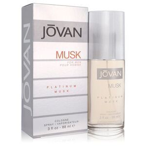 Jovan Platinum Musk Cologne Spray Men Platinum Silver